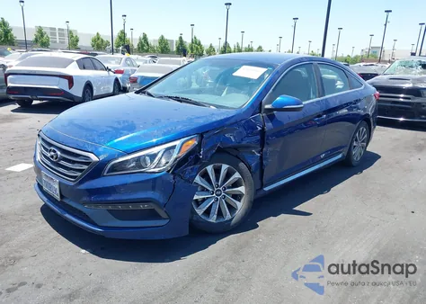 2017 Hyundai Sonata Sport из США, поврежденный, VIN 5NPE34AF7HH481502